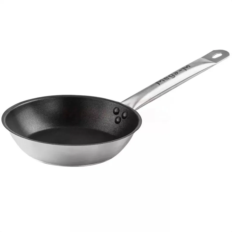 Mega-M padella antiaderente acciaio inox 22 cm induzione