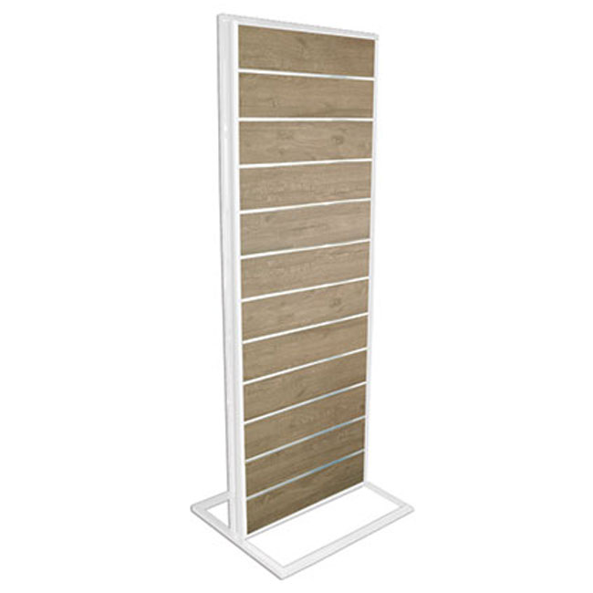 Agosistem Espositore dogato monofronte 63x28x185 cm tubolare cromato