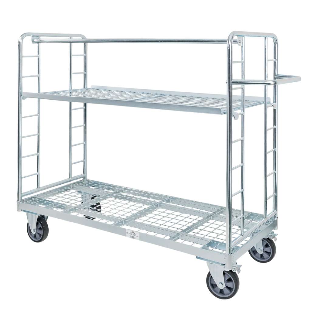 FORKBERG VECTO Carrello a Piani 151x61x122 cm 250 kg Zincato