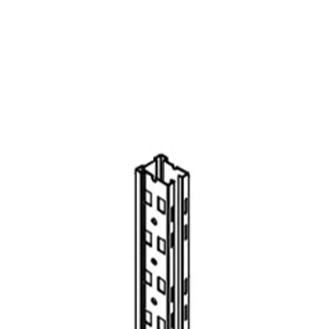 Agosistem Bizzotto Montante a Gancio Scaffale Zincato 50x40 mm