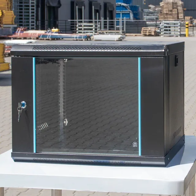 Mega-M 9U Armadio Rack 19" 60x40x45 cm Nero Appeso