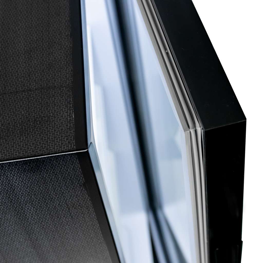 Mega-M Diego i54 frigo vetrina 1 porta 200L LED nero