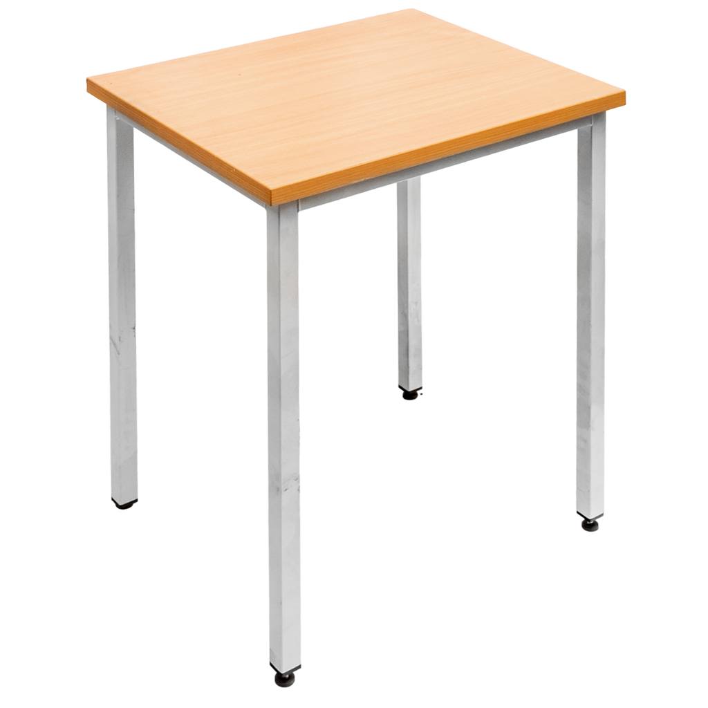 Tavolo mensa 60x50x80 cm piano faggio gambe regolabili