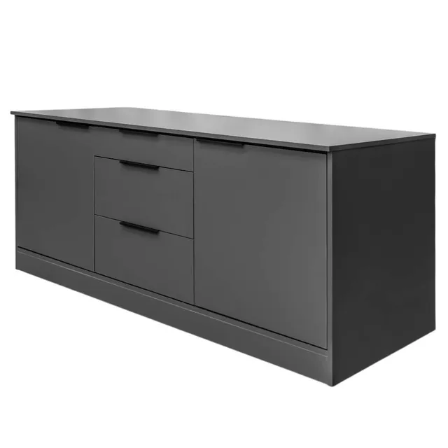 Mega-M Mobile Portamacchina Caffè 184 cm Antracite Ruote