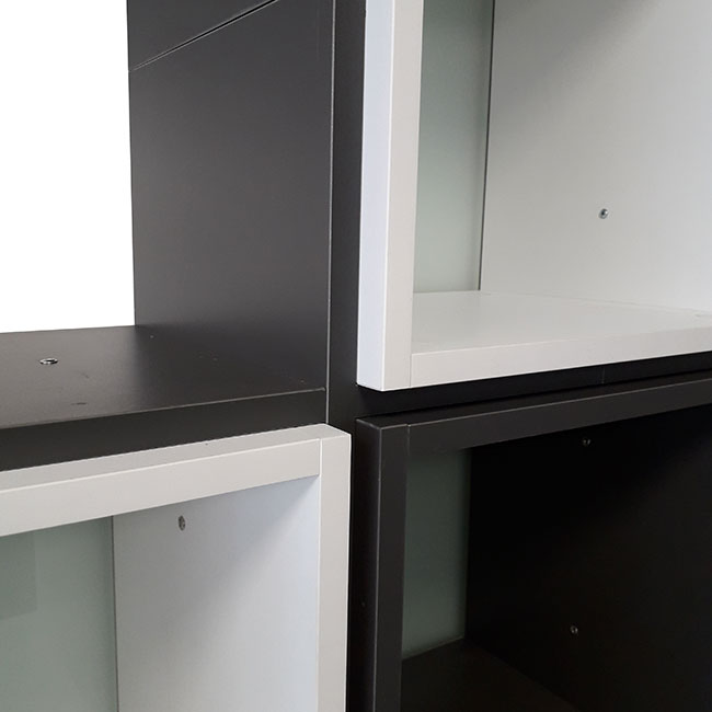 Agosistem C+ cubotto espositore vetro satinato 40x35x40 cm