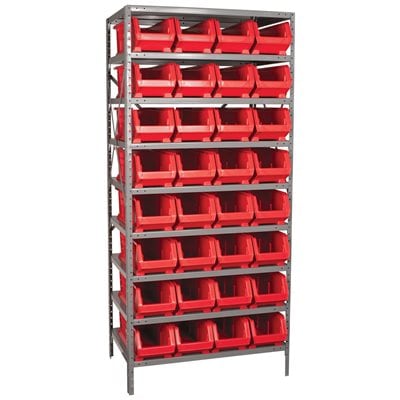 Akro-Mils AS2479284 scaffale metallo 9 ripiani 32 box