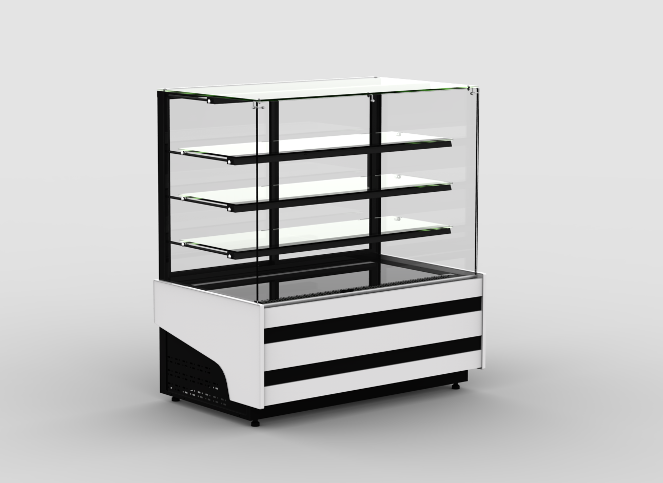 Cebea Estera 950 vetrina pasticceria plug-in bianca 97 cm