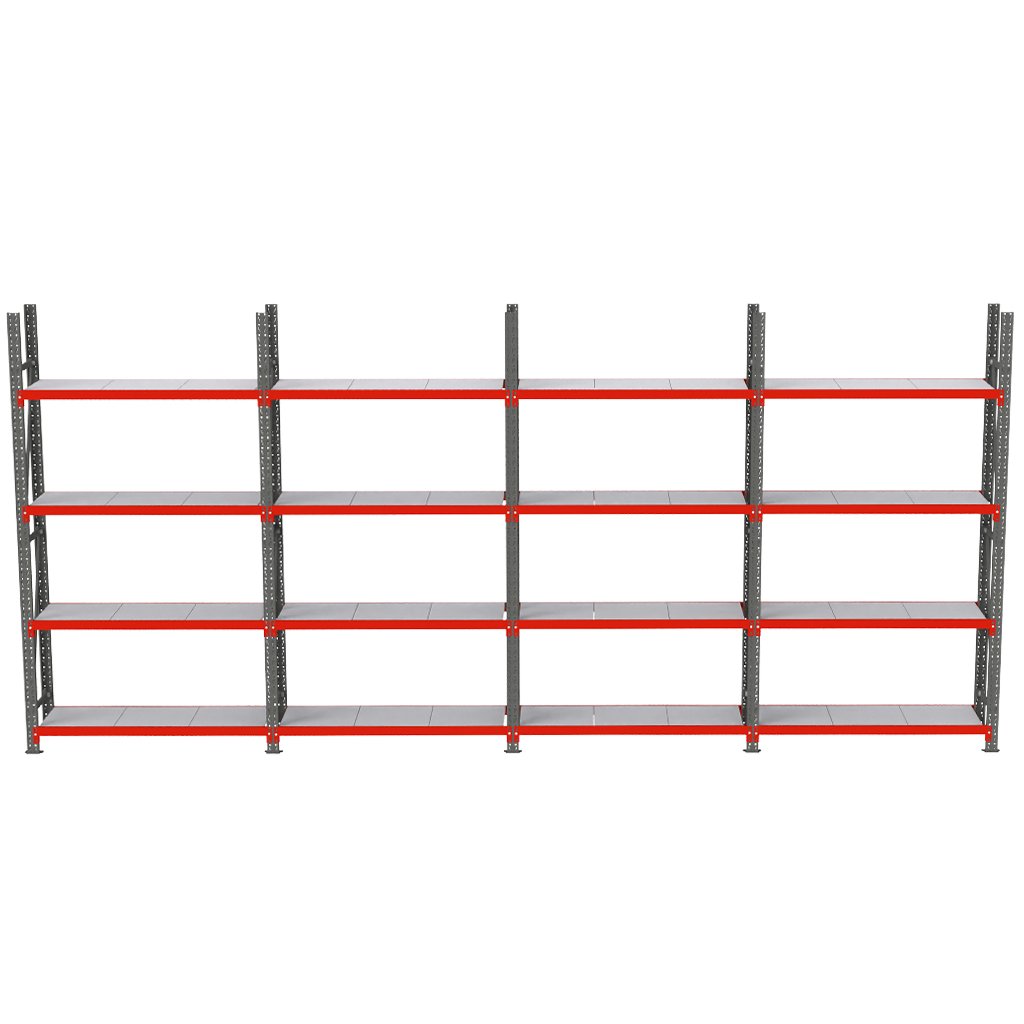 Mega-M Fortis scaffale magazzino 16 ripiani H200 L642