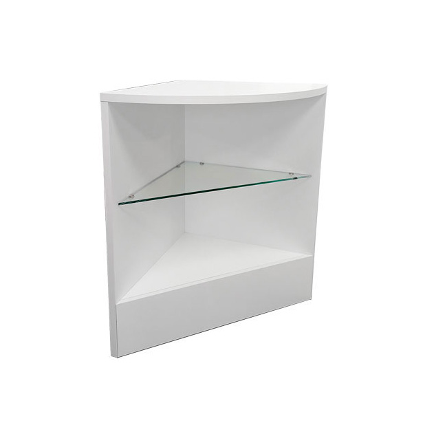 Agosistem SD Banco Angolo 60x60x90 Vetro Bianco