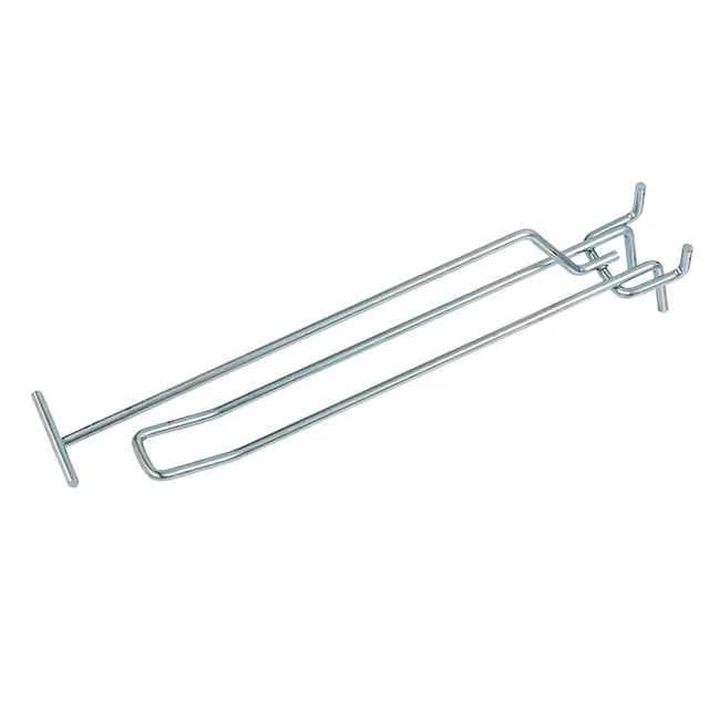 Mega-M L-20 Gancio Doppio Forato 20 cm Zincato