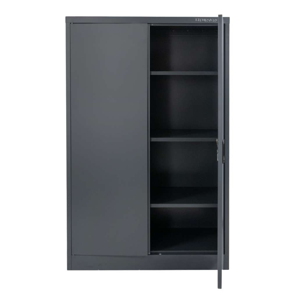 Furvero W-104 G/G armadio metallo 90x40x140 grafite