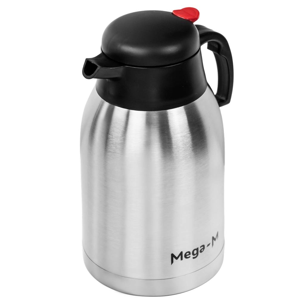 Mega-M thermos conferenza 1,5 L inox con pulsante