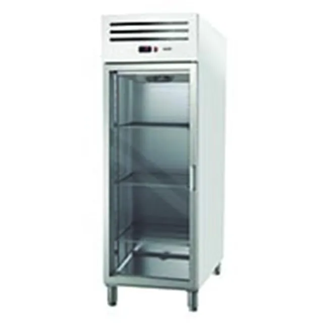 Asber ECP-701 HC L GD armadio refrigerato vetro 596 L inox