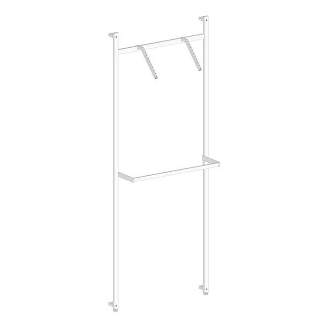 Agosistem Smart Kit 07 kit scaffale H240 cm 6cm