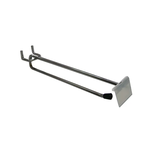 Agosistem Gancio con Portaprezzo 20 cm Cromato