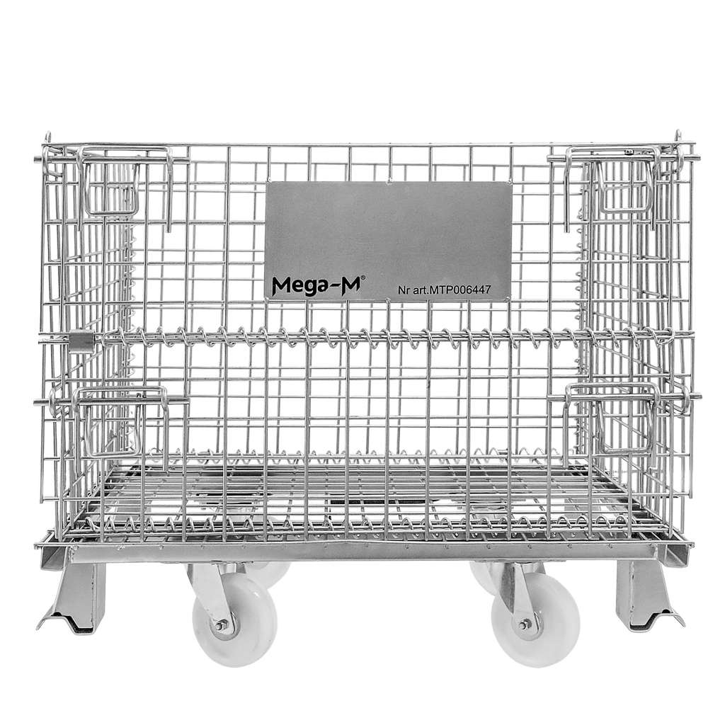 Mega-M Gitterbox contenitore rete 80x60x64 cm 300 kg