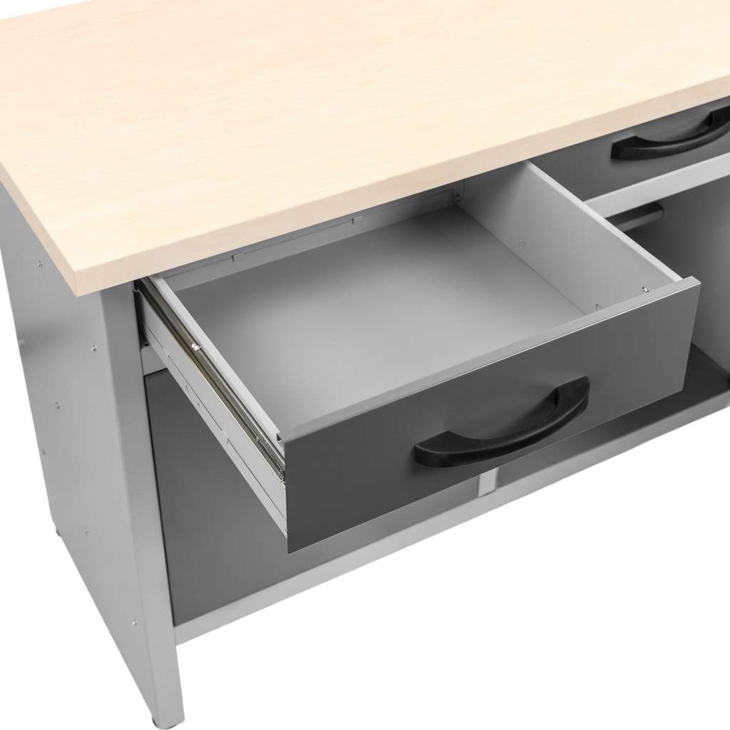 Werkberg Handyman S Banco Lavoro 160 cm Grafite 6 Cassetti