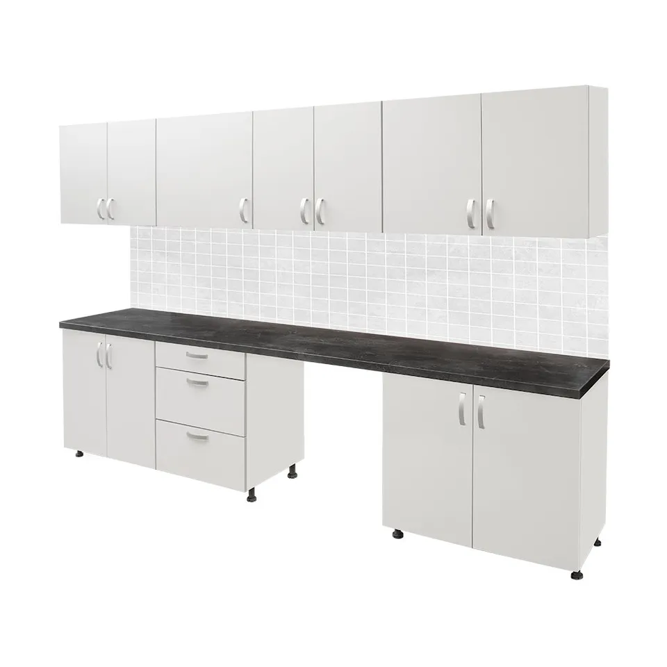 Mega-M L-287 G-60 H-91 cucina componibile grigia