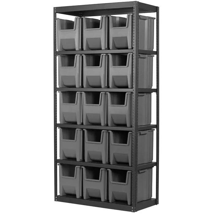 Akro-Mils AS187913014 scaffale metallo 6 ripiani 16 box