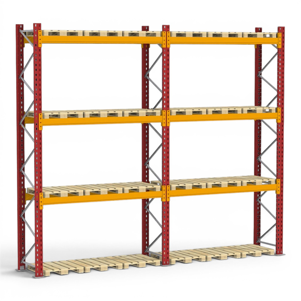 Dexion 0+3 H-480 L-546 scaffale portapallet 900 kg 24 posti
