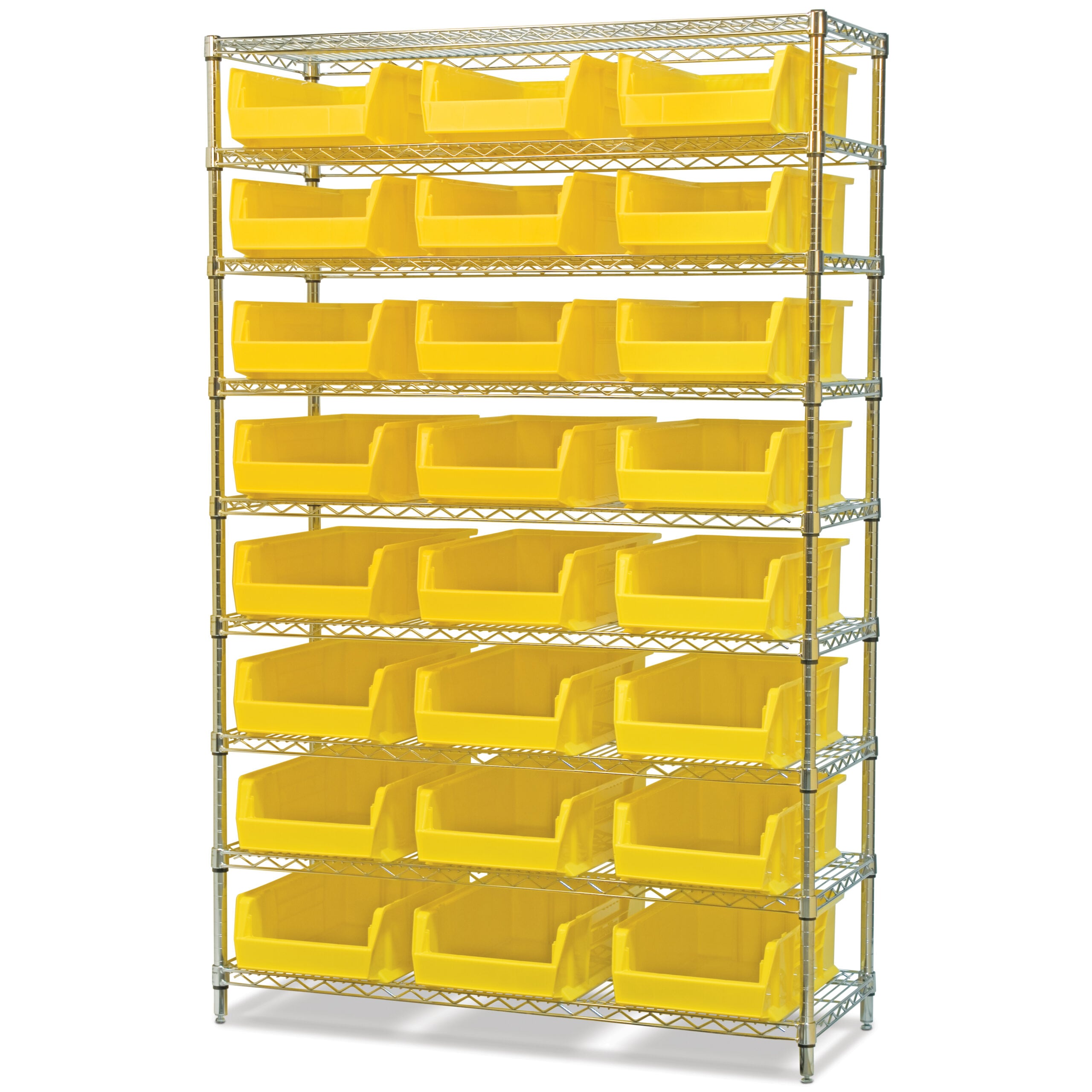 Akro-Mils AWS184830280 Scaffale Filo 9 Ripiani con 24 Box
