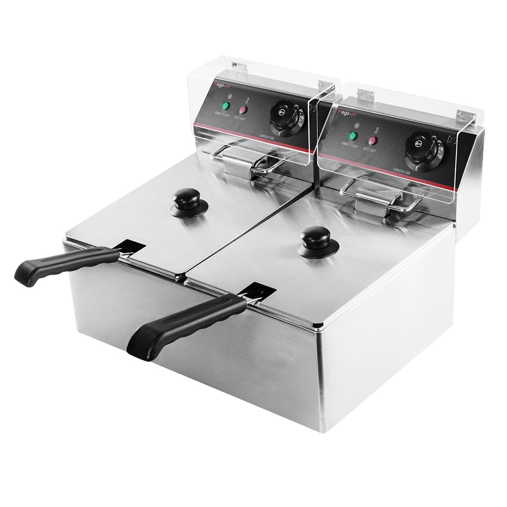 Mega-M friggitrice elettrica doppia 2x8L 6,6 kW