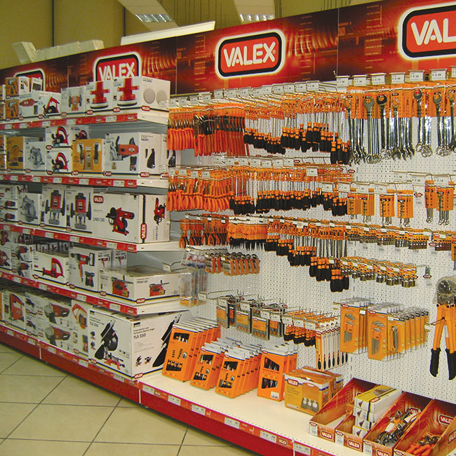 Agosistem Supermarket scaffale completo H.240 cm