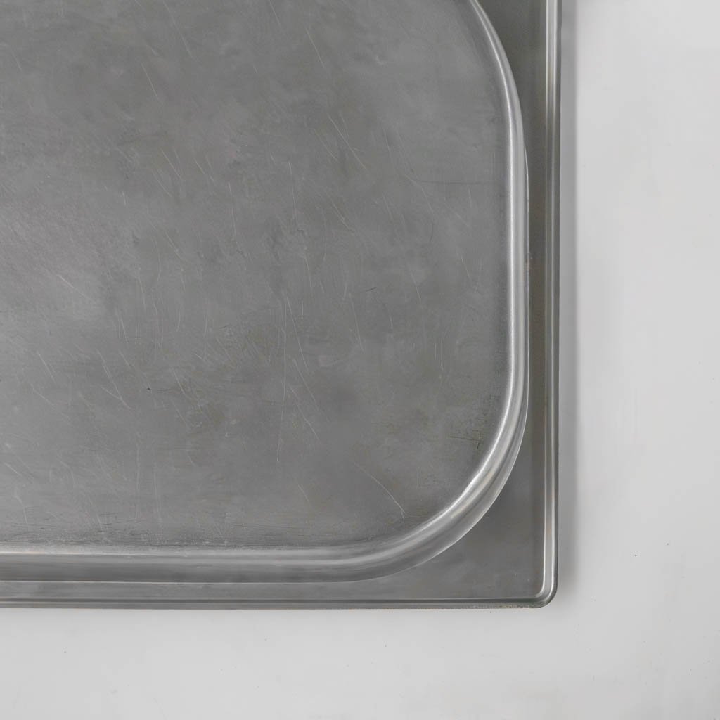 Contenitore GN 1/2 inox 32,5x26,5x4 cm
