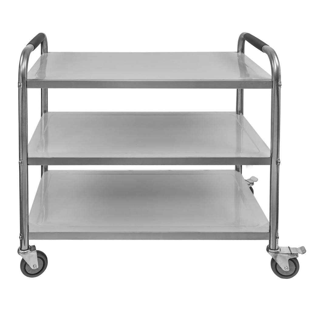 Mega-M Standard carrello servizio inox 90x50x90 3 ripiani