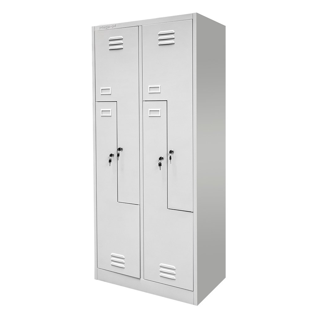 Mega-M Armadietto Spogliatoio 4 Ante 80 cm Tipo L