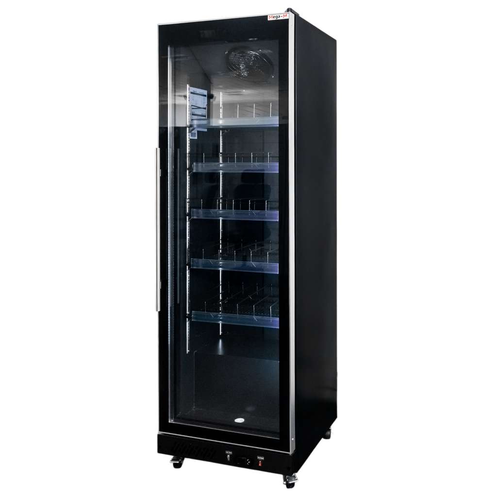 Mega-M Diego R62 Prestige Frigorifero vetrina 600L nero LED