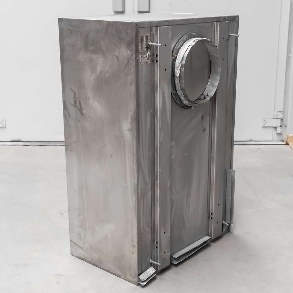 Cappa gastronomica a box acciaio inox 100x65x40 cm