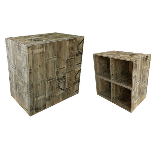 Agosistem H&D 90 Banco Legno 90x60x90 cm Bianco