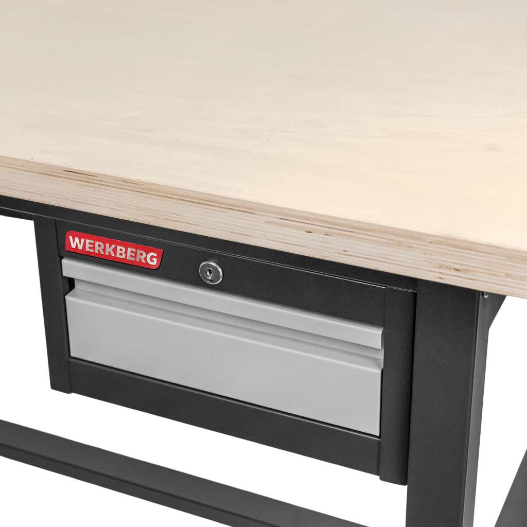 Werkberg S-180 banco da lavoro 180 cm grafite/grigio