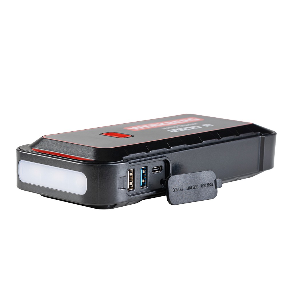Werkberg AL004 avviatore batteria 25800mAh 2500A 12V