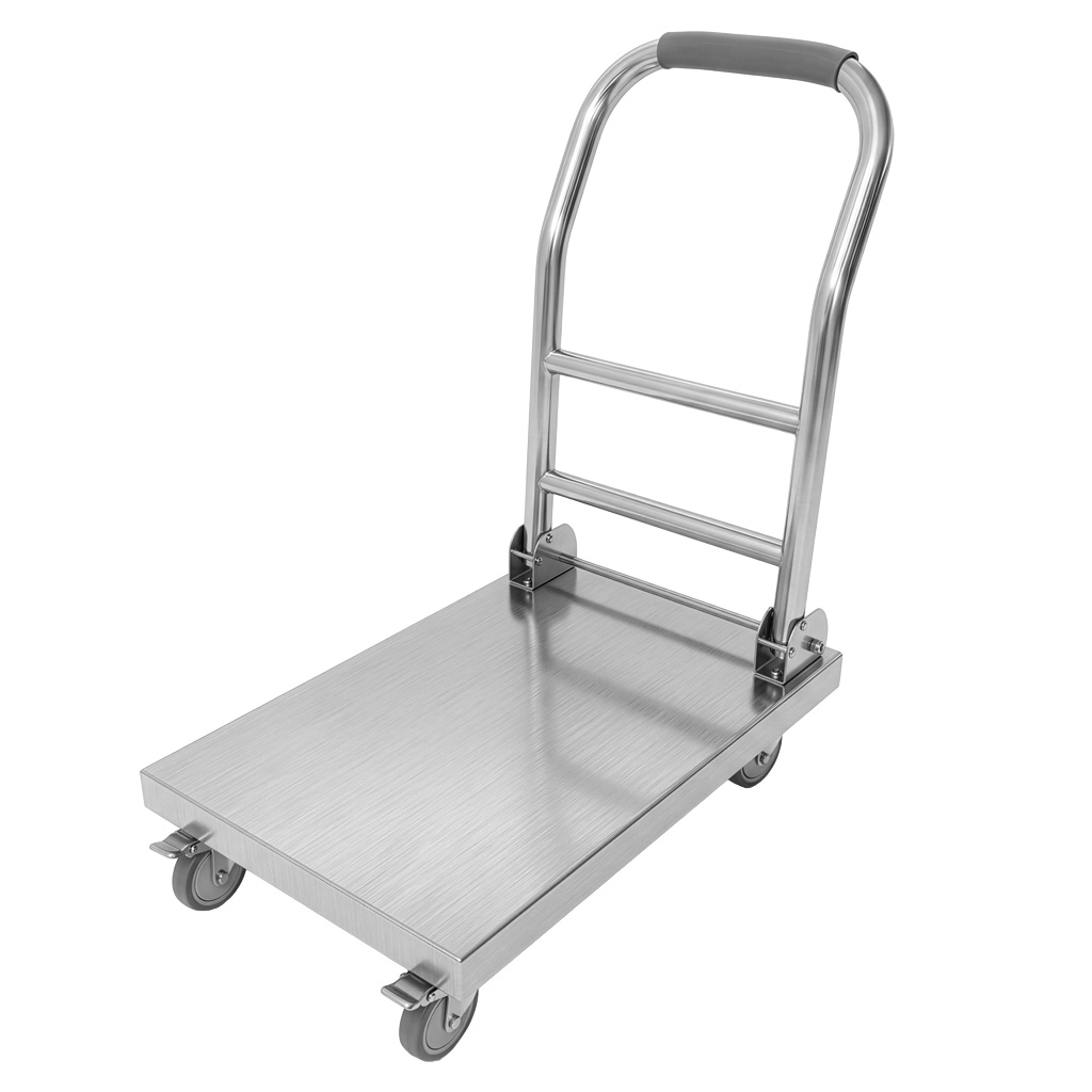 Mega-M X carrello trasporto inox 73x47x89 cm