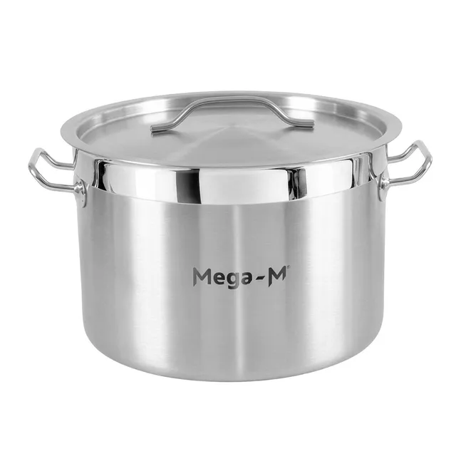 Mega-M Pro Pentola Acciaio 17L 32x22 cm Induzione