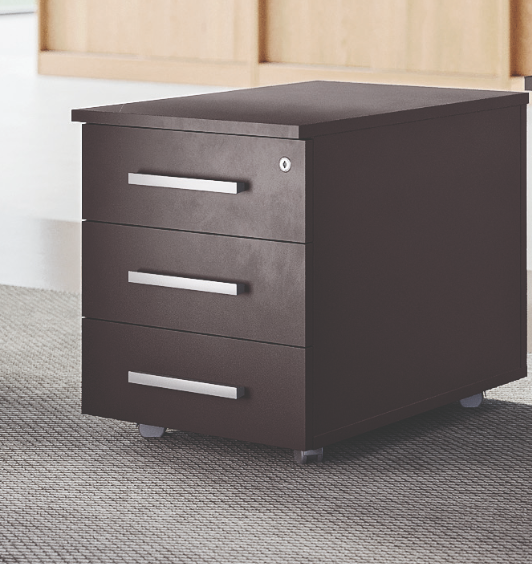 Agosistem Flycom ST516 cassettiera 3 cassetti 41x56x50 con serratura