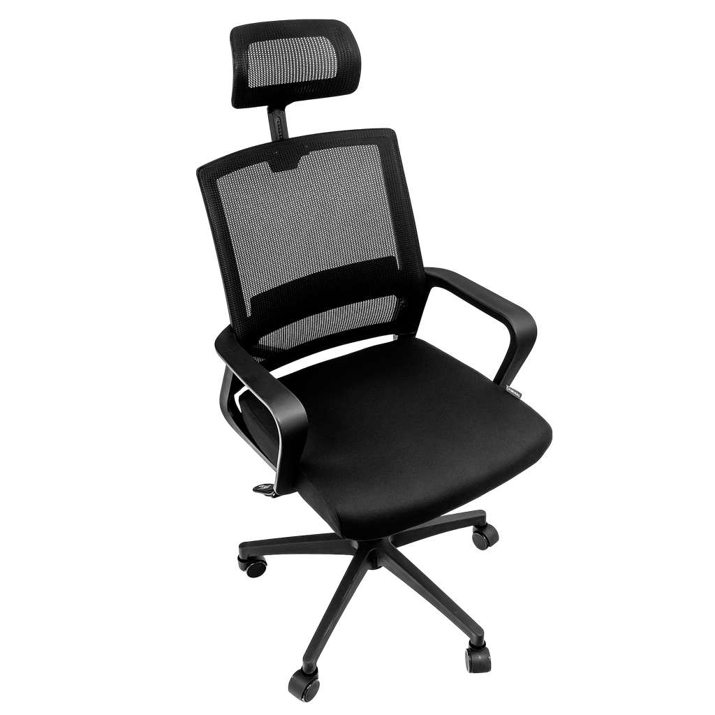 FURVERO Basic PLUS sedia ufficio girevole nera rete