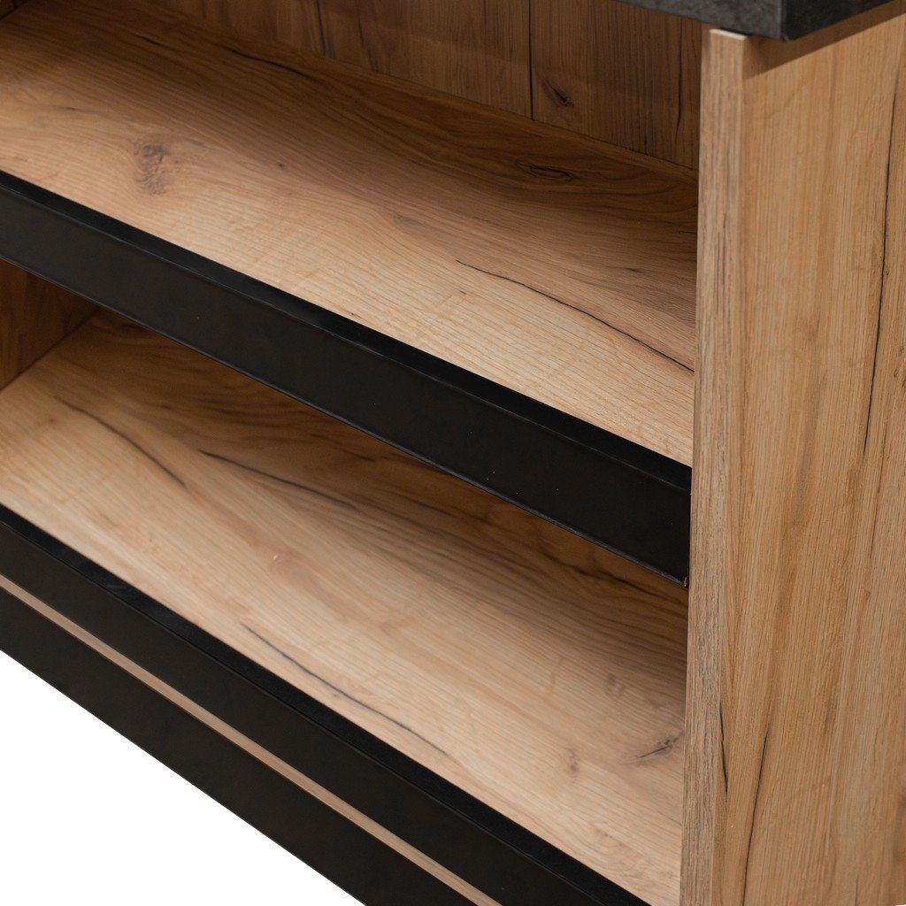 Mega-M banco vendita a L 360 cm rovere kraft 87x60