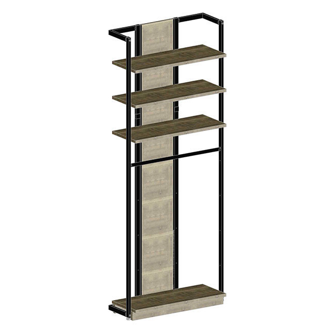 Agosistem Smooth Kit 02 Spallette Angolo Scaffale 90 cm