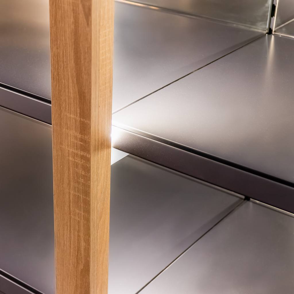 Mega-M scaffale portabottiglie liquori rovere sonoma 248 cm