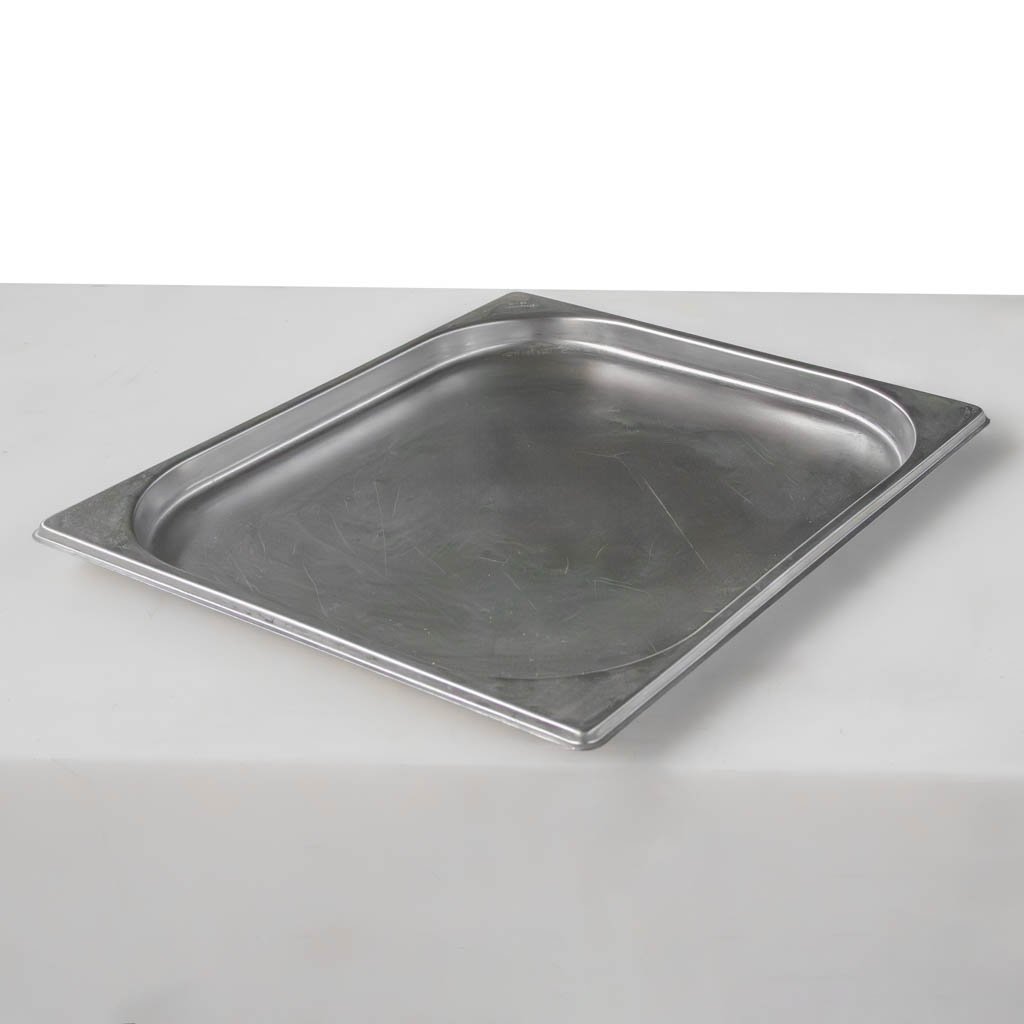 Vaschetta GN 2/3 contenitore inox 35,3x32,5x2 cm