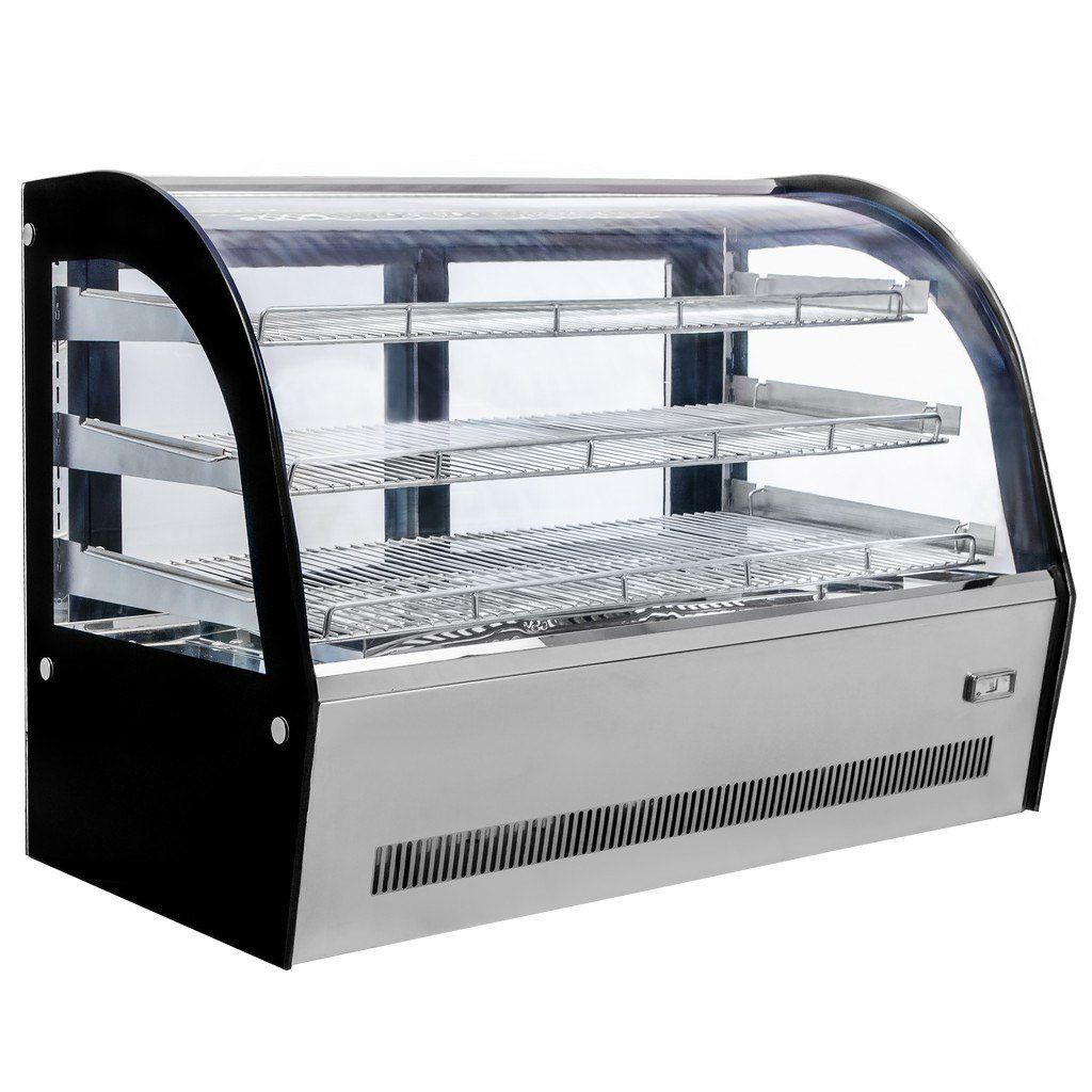 Mega-M Clara Mini S90 vetrina riscaldata da banco inox 90 cm