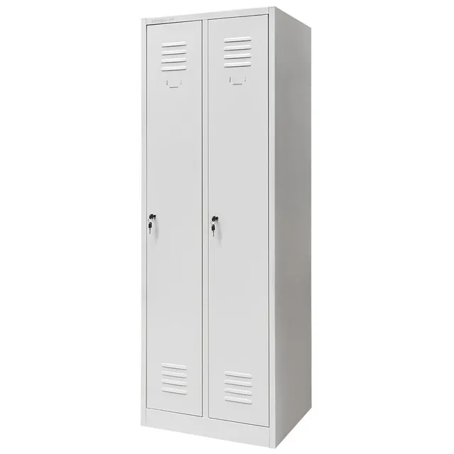 Mega-M S-60 armadio spogliatoio 2 ante grigio lamiera