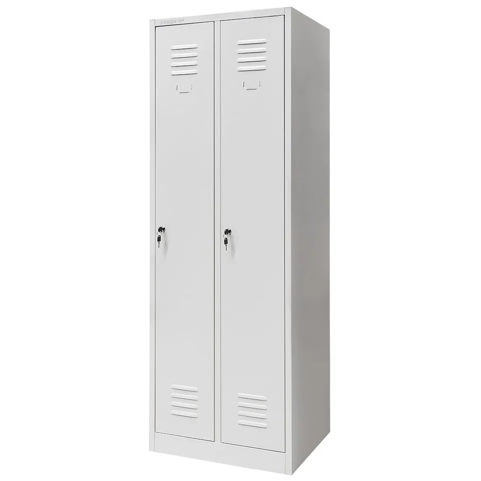 Mega-M S-60 armadio spogliatoio 2 ante grigio lamiera