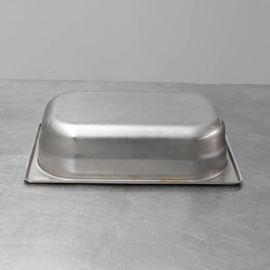 Vaschetta GN 1/4 26,5x16,2x10 cm contenitore inox 10 cm