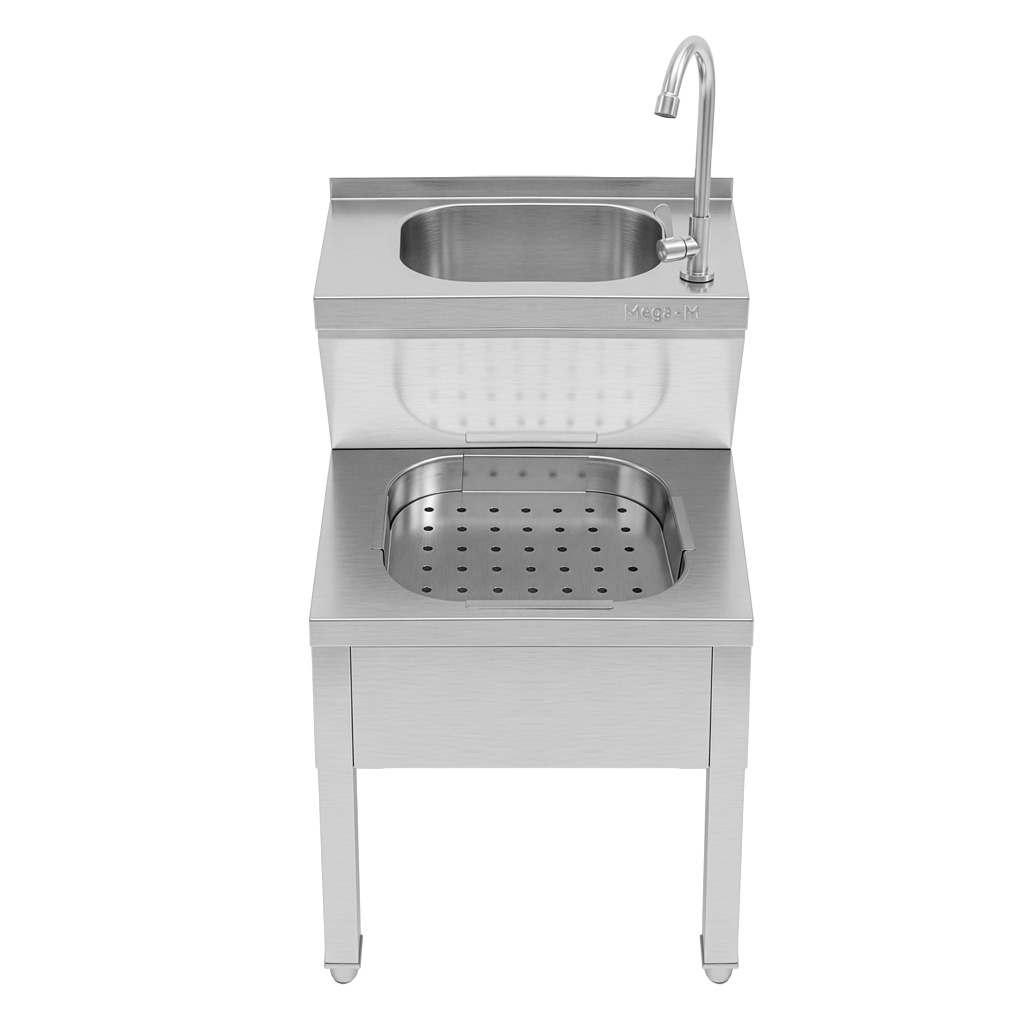 Mega-M X 50x61x84 Lavello Colonna Acciaio