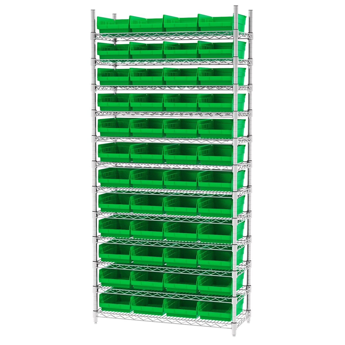 Akro-Mils AWS143630150 scaffale filo 36x14 con 48 cassette