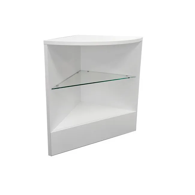 Agosistem SD Banco Angolo 60x60x90 Vetro Bianco